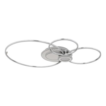 Globo - Dimmable LED Ceiling Light LED/36W/230V 2700-6000K Silver + Remote Control