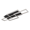 Globo - Dimmable LED Ceiling Light LED/40W/230V 2700-6500K 32,5x87,5 cm Black + Remote Control