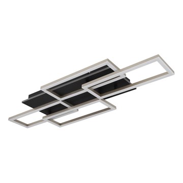 Globo - Dimmable LED Ceiling Light LED/40W/230V 2700-6500K 32,5x87,5 cm Black + Remote Control