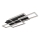 Globo - Dimmable LED Ceiling Light LED/40W/230V 2700-6500K 32,5x87,5 cm Black + Remote Control