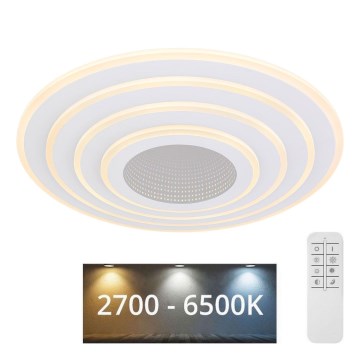 Globo - Dimmable LED ceiling light LED/40W/230V 2700-6500K Wi-Fi Tuya Ø 42 cm + remote control