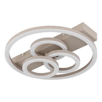 Globo - Dimmable LED Ceiling Light LED/40W/230V 2700-6500K Ø 35x33 cm Beige + Remote Control