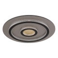 Globo - Dimmable LED Ceiling Light LED/40W/230V 3000-6500K Ø 45 cm Black + Remote Control