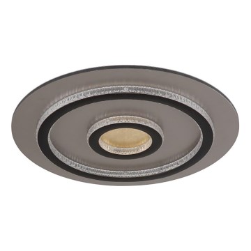 Globo - Dimmable LED Ceiling Light LED/40W/230V 3000-6500K Ø 45 cm Black + Remote Control