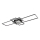 Globo - Dimmable LED Ceiling Light LED/60W/230V 2700-6500K 42x110,8 cm Black + Remote Control