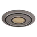 Globo - Dimmable LED Ceiling Light LED/60W/230V 3000-6500K Ø 55 cm Black + Remote Control