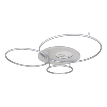 Globo - Dimmable LED Ceiling Light LED/70W/230V 2700-6500K Matte Chrome + Remote Control