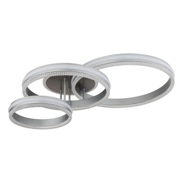 Globo - Dimmable LED Ceiling Light LED/72W/230V 2700–6000K, Silver, with Remote Control
