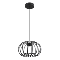 Globo - Dimmable LED Pendant Light on Cable LED/40W/230V 3000K Black