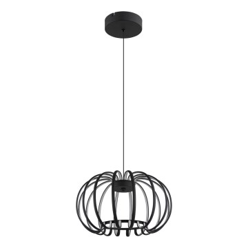 Globo - Dimmable LED Pendant Light on Cable LED/40W/230V 3000K Black