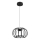 Globo - Dimmable LED Pendant Light on Cable LED/40W/230V 3000K Black