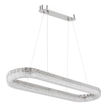 Globo - Dimmable LED Pendant on Cable LED/40W/230V 2700-6000K Clear + Remote Control