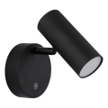 Globo - Dimmable Rechargeable LED Wall Spotlight LED/0.4W/3.7V 1800 mAh Black