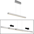 Globo - Dimmable Touch LED Cable Pendant, 39W, 230V, 2700/4000/6000K, Matte Chrome
