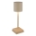 Globo - Dimmable touch-operated rechargeable LED table lamp LED/1.5W/5V 2200 mAh beige