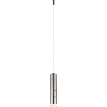 Globo - Dimmable Touch Rechargeable 2-in-1 LED Lamp LED/2W/230/5V Matte Chrome