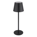 Globo - Dimmable Touch-Sensitive Rechargeable Outdoor Table Lamp, 3-in-1, LED 3W/5V, 3000/4000/5000K, IP54, 1800 mAh, Black