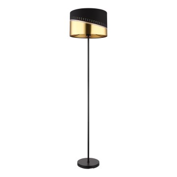 Globo - Floor lamp 1xE27/60W/230V d. 35 cm black/gold