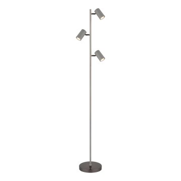 Globo - Floor lamp 3xGU10/5W/230V grey