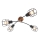 Globo - Flush-mounted chandelier 4xE27/40W/230V