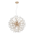 Globo - LED Cable Chandelier 9xG9/3.5W/230V Ø 60 cm Gold