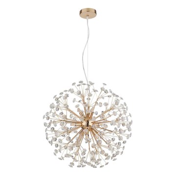 Globo - LED Cable Chandelier 9xG9/3.5W/230V Ø 60 cm Gold