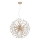 Globo - LED Cable Chandelier 9xG9/3.5W/230V Ø 60 cm Gold