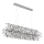 Globo - LED cable-hung chandelier 12xG9/3,5W/230V polished chrome