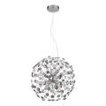 Globo - LED cable pendant 8xG9/3.5W/230V polished chrome