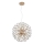 Globo - LED cable pendant chandelier 8x G9/3.5W/230V Ø 40 cm, gold