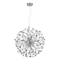 Globo - LED Cable-Suspended Chandelier 9x G9/3.5W/230V, dia. 60 cm, Polished Chrome