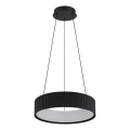 Globo - LED Cable-Suspended Pendant LED/45W/230V 2700/4000/6000K Ø 46 cm Black