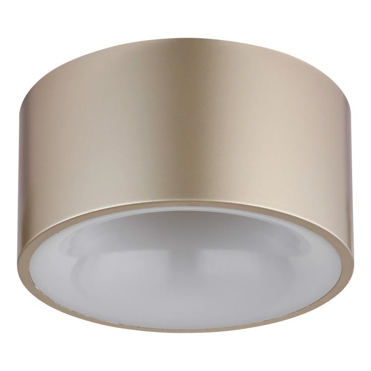 Globo - LED Ceiling Light, 12W, 230V, Ø 15 cm, 3000K, Brass