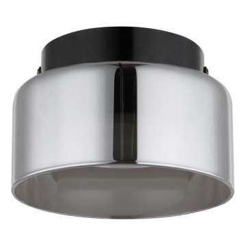 Globo - LED Ceiling light 1xGX53/6W/230V d. 13 cm smoky/black