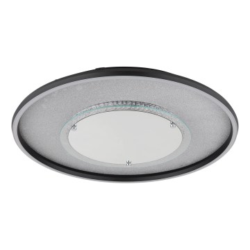 Globo - LED ceiling light, 40 W, 230 V, selectable 3000/4000/6000 K, Ø 51.5 cm, black
