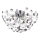 Globo - LED Ceiling light 4xG9/3,5W/230V d. 45 cm shiny chrome