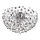 Globo - LED Ceiling light 6xG9/3,5W/230V d. 60 cm shiny chrome