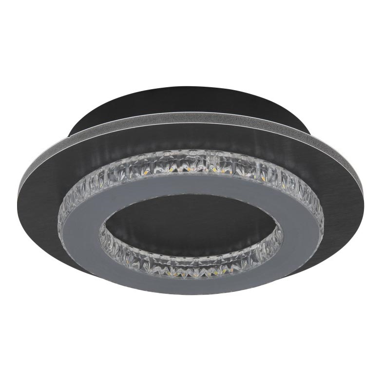 Globo - LED Ceiling Light LED/12W/230V 3000/4000/6500K Ø 20 cm Anthracite