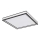 Globo - LED Ceiling light LED/12W/230V 30x30 cm black/white