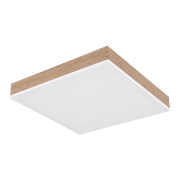 Globo - LED Ceiling light LED/12W/230V 30x30 cm brown