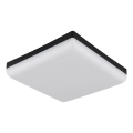 Globo - LED Ceiling light LED/12W/230V 4000K 22x22 cm black
