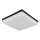 Globo - LED Ceiling light LED/12W/230V 4000K 22x22 cm black