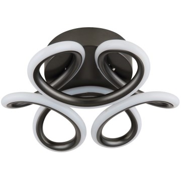 Globo - LED Ceiling light LED/24W/230V 2700/4000/6000K d. 26 cm black