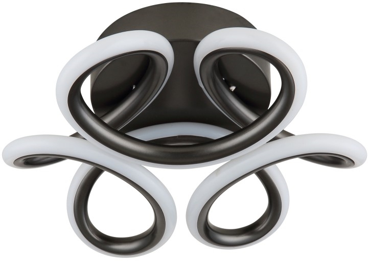 Globo - LED Ceiling light LED/24W/230V 2700/4000/6000K d. 26 cm black