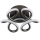 Globo - LED Ceiling light LED/24W/230V 2700/4000/6000K d. 26 cm black