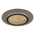 Globo - LED Ceiling Light LED/24W/230V 3000/4000/6500K Ø 35 cm black