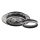 Globo - LED Ceiling light LED/24W/230V 3000K 40x50,5 cm black/shiny chrome