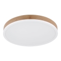 Globo - LED Ceiling light LED/24W/230V d. 45 cm brown