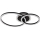 Globo - LED Ceiling light LED/30W/230V 2700/4500/6500K d. 33x50 cm black