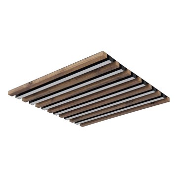 Globo - LED Ceiling light LED/30W/230V 3000K 45x45 cm wood